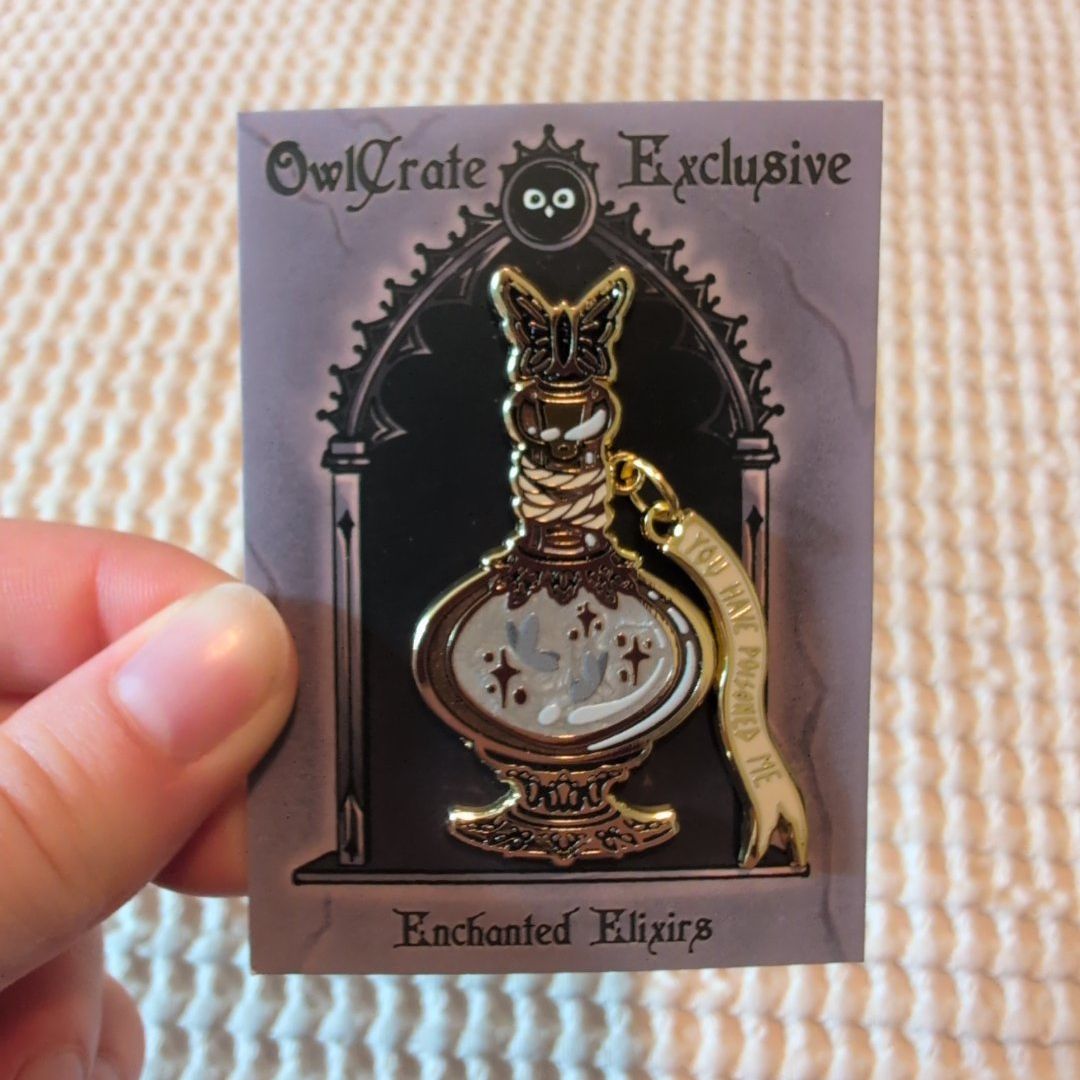 Poison Study Owlcrate Exclusive Enchanted Elixirs pin