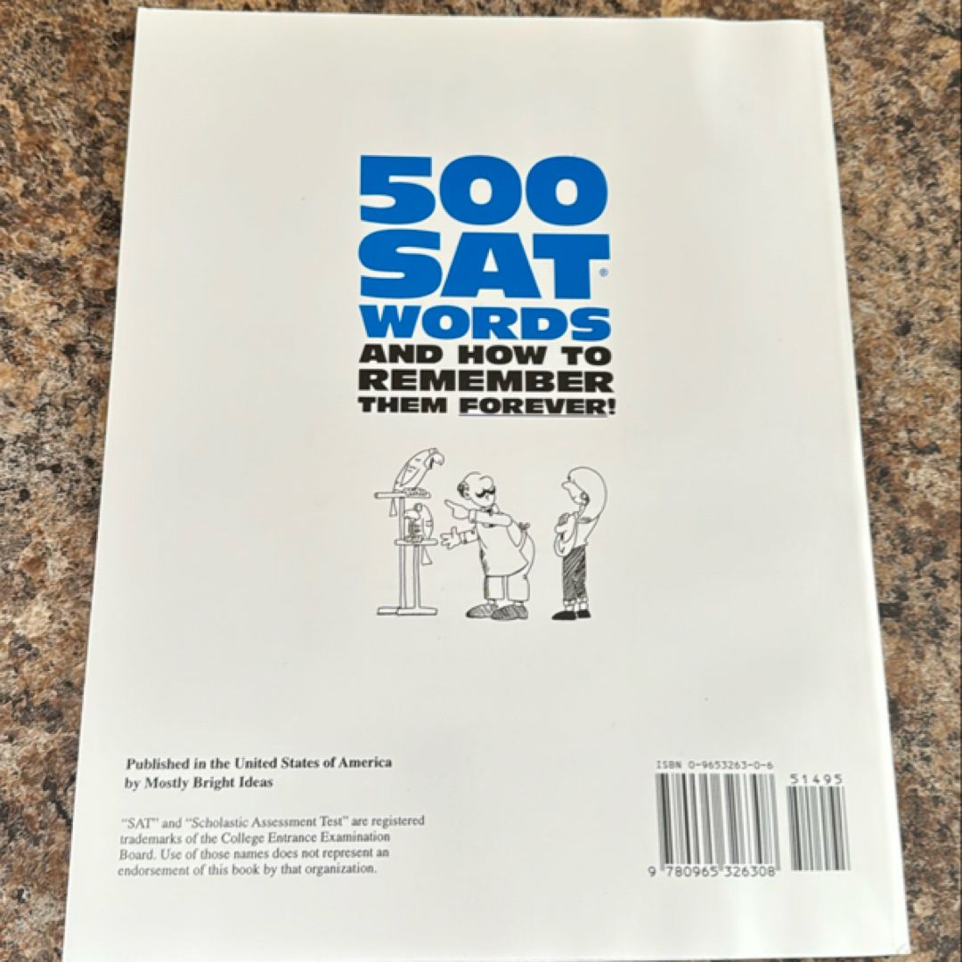 500 SAT Words, and How to Remember Them Forever!