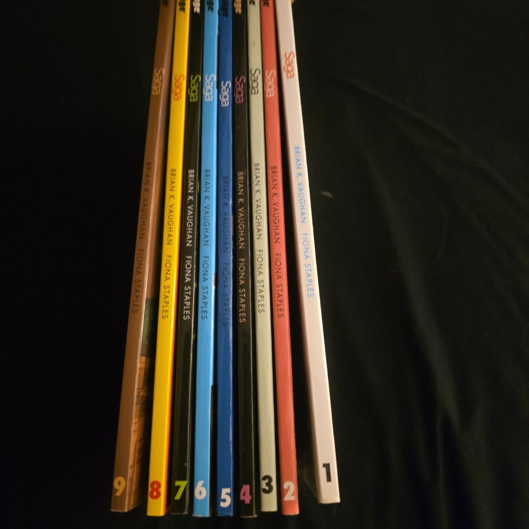 Saga Volumes 1-9 