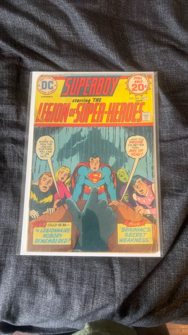 Superboy starring The Legion of Super-Heroes #204 10/74 