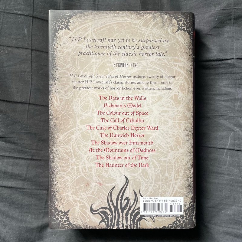 H. P. Lovecraft Great Tales of Horror