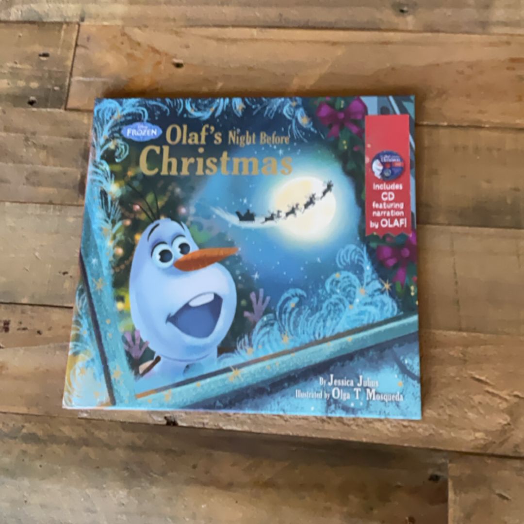 Frozen Olaf's Night Before Christmas Book