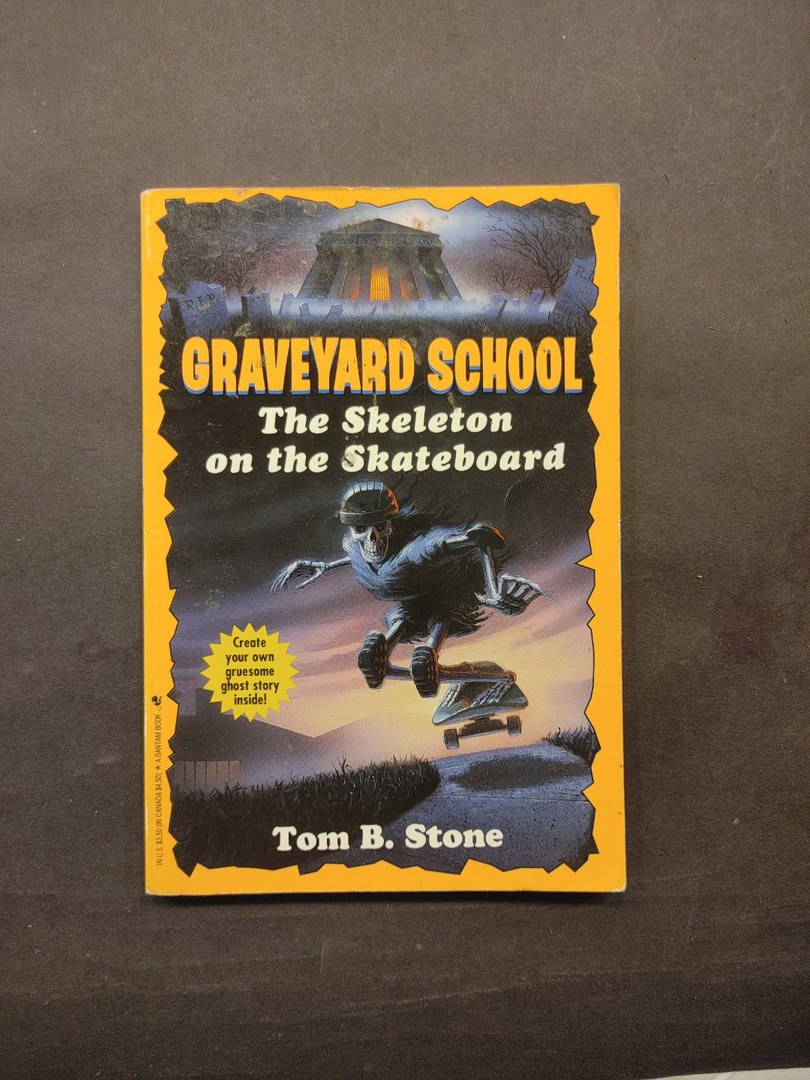 Skeleton and Skateboard