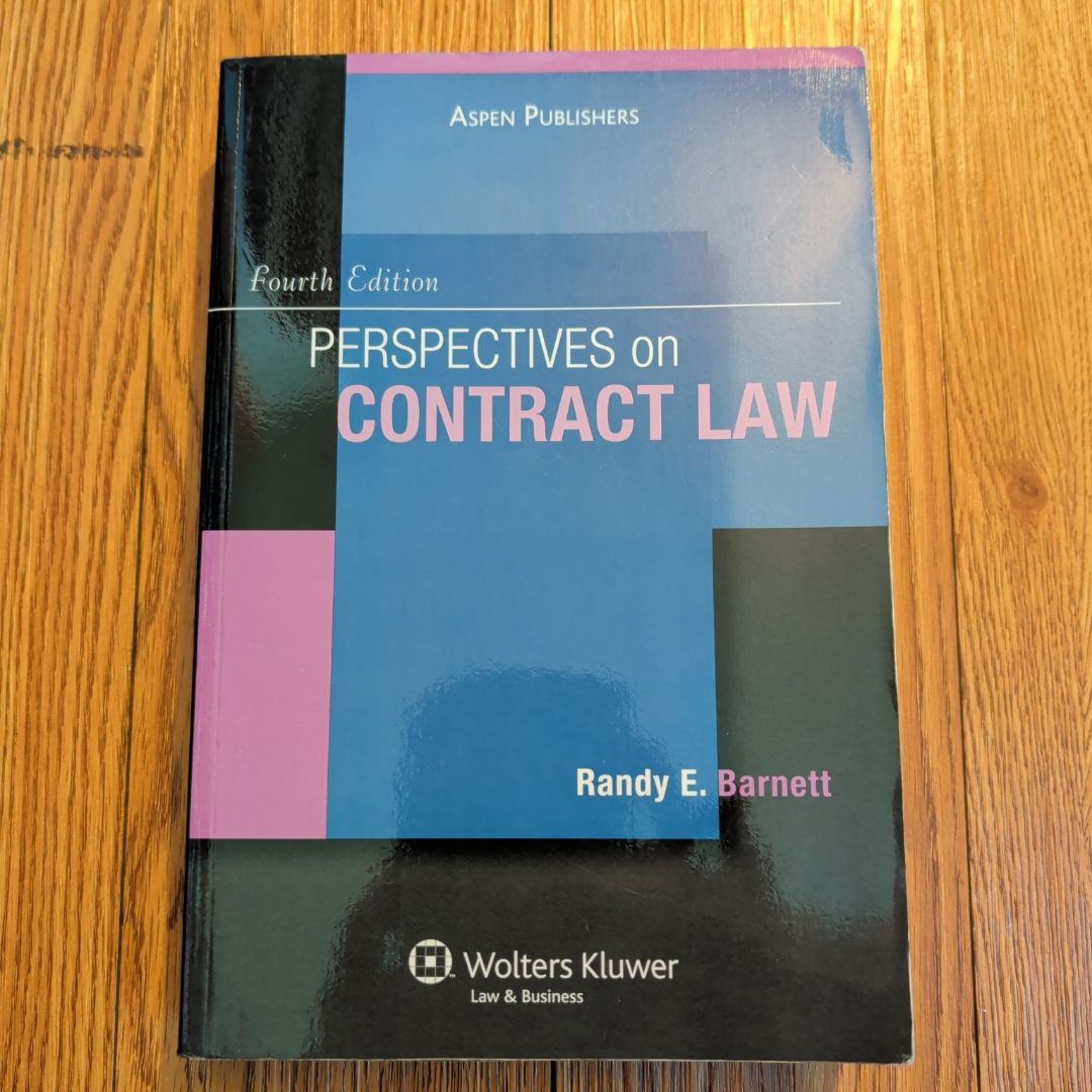 Perspectives on Contract Law