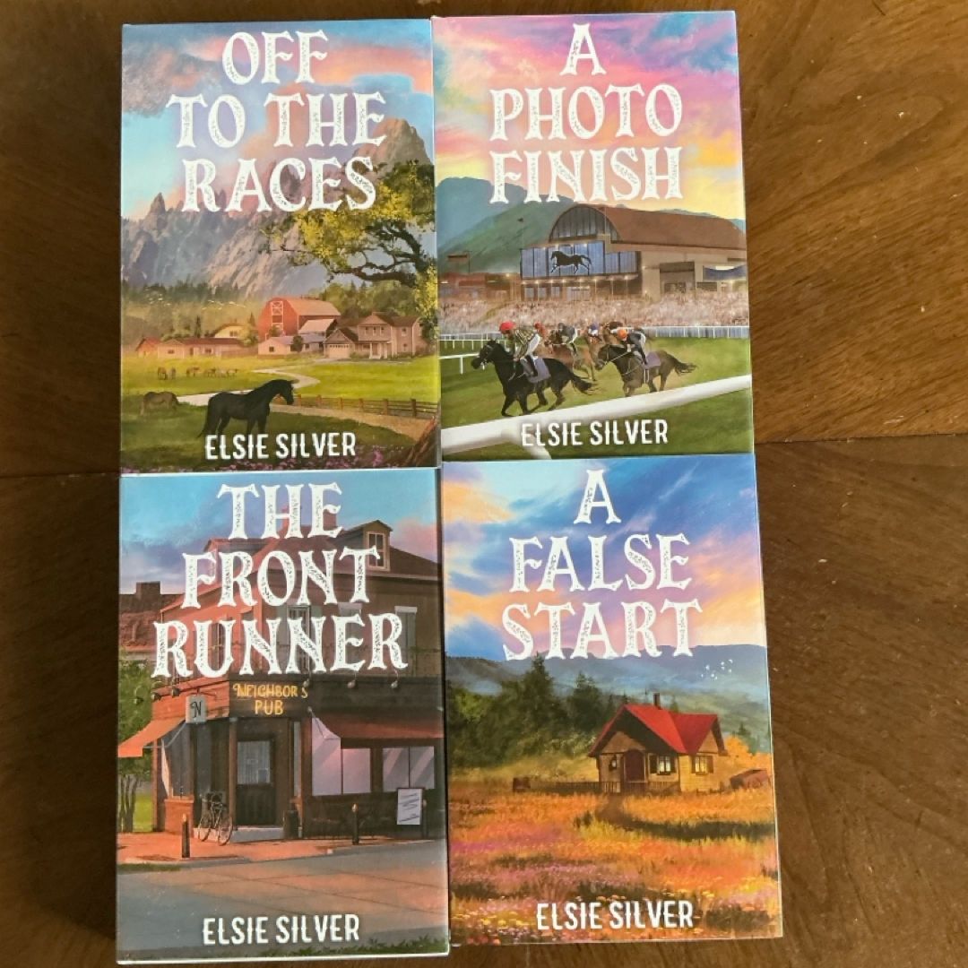 Gold Rush Ranch Series 4 Books Collection Set By Elsie Silver(Off to the Races, The Front Runner, A Photo Finish, A False Start)