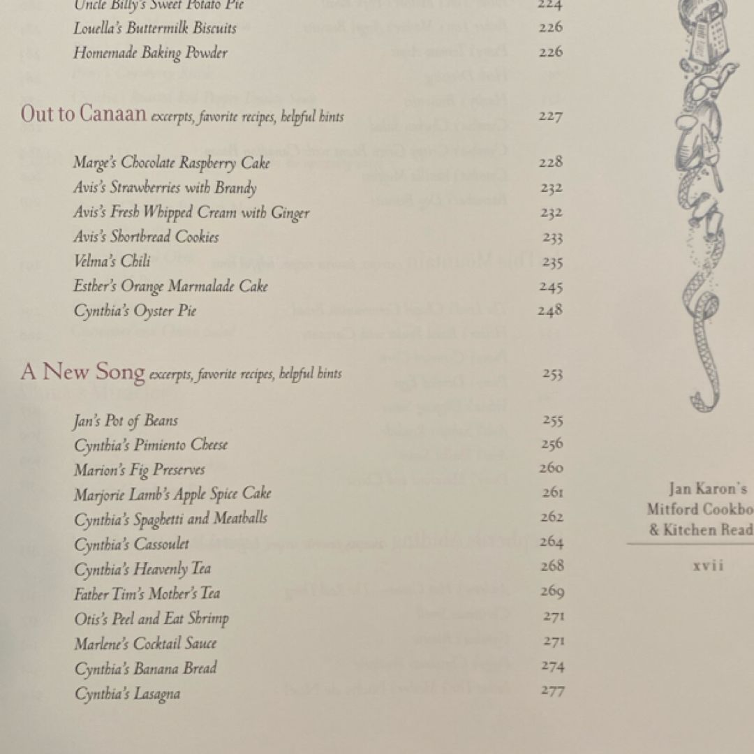 Mitford Cookbook and Kitchen Reader