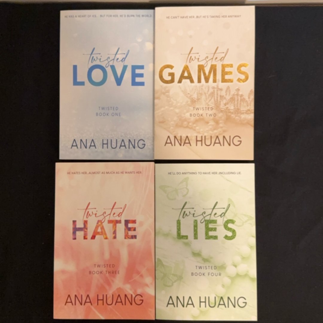 Twisted Series Ana Huang 4 Books Collection Boxed Set (Twisted Love, Twisted Games, Twisted Hate, Twisted Lies)