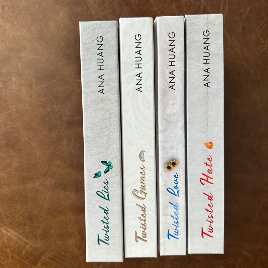 Cover To Cover Book Box Twisted Series By Ana Huang Special Edition Set signed