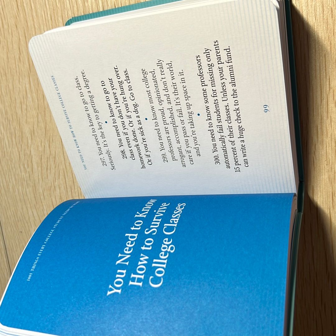 1001 Things Every College Student Needs to Know