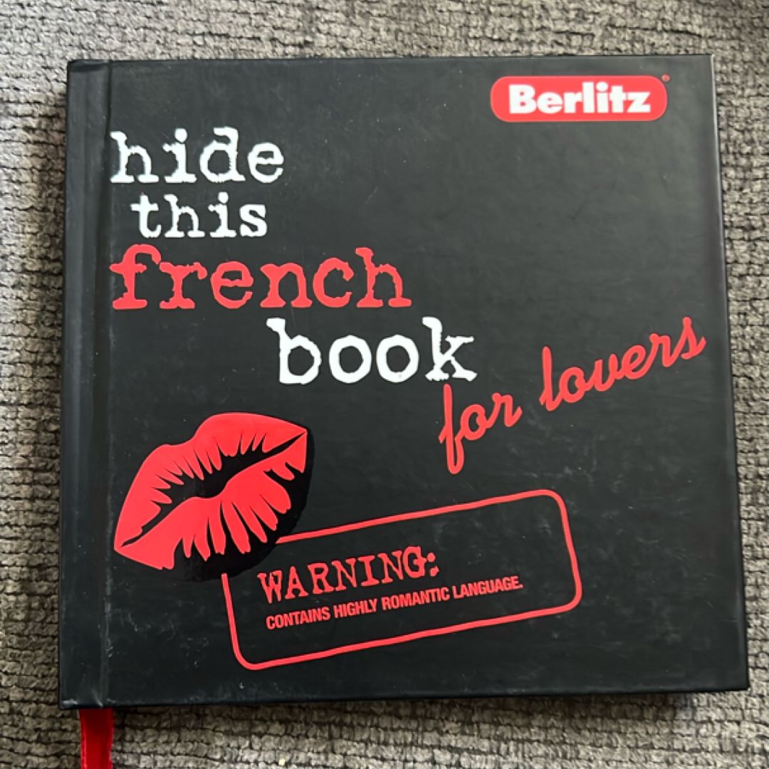 Hide This French Book for Lovers