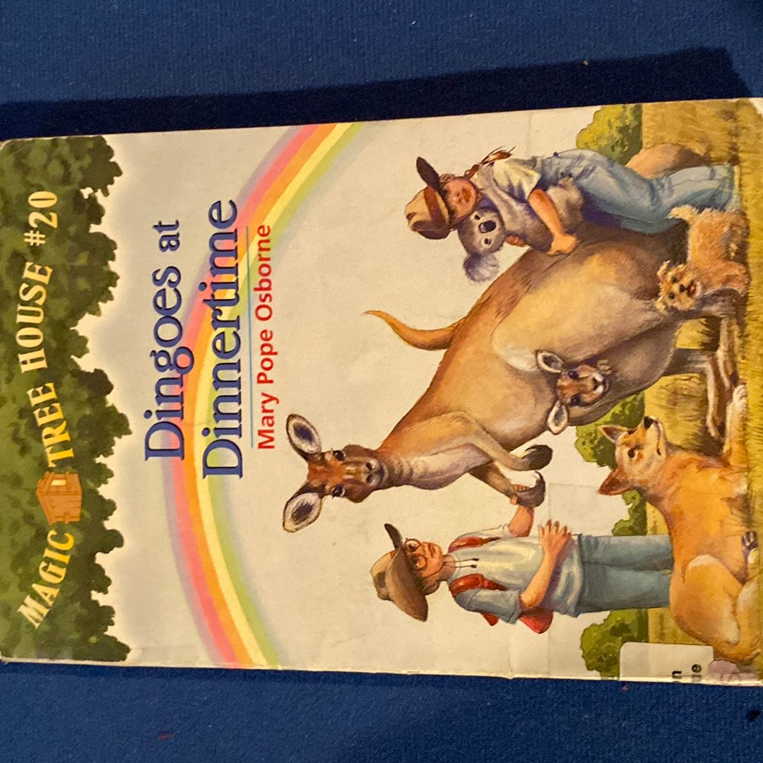 Dingoes at dinner time - Magic Tree House