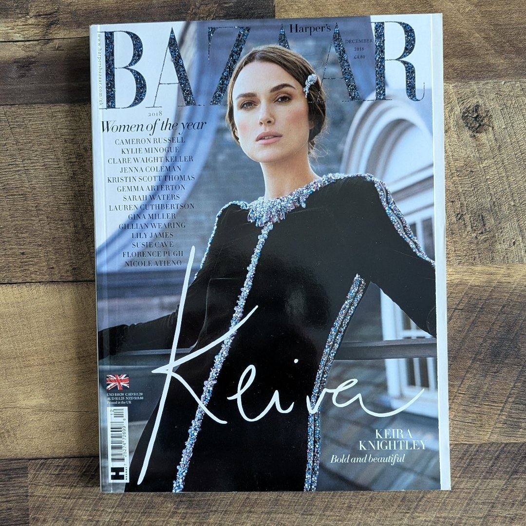 Harper's Bazaar Dec 2018 - Keira Knightley Feature