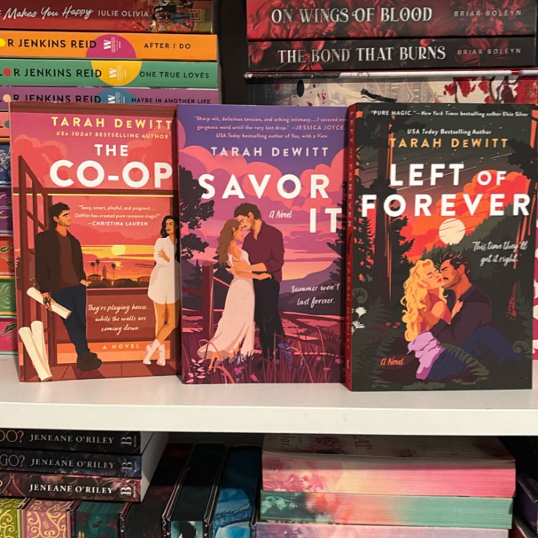 The Co-op, Savor it, Left of Forever - All First Edition