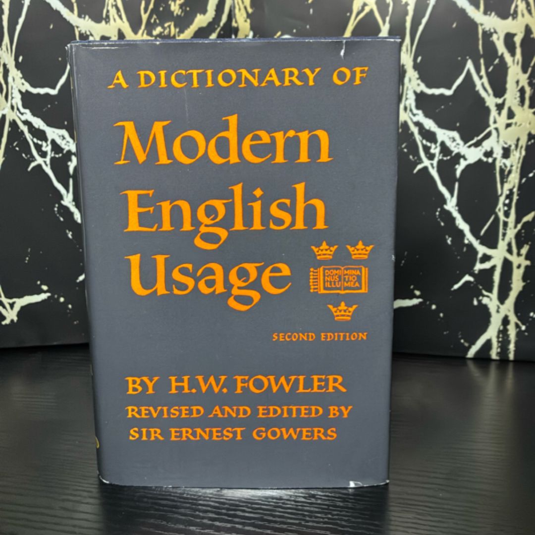 A Dictionary of Modern English
