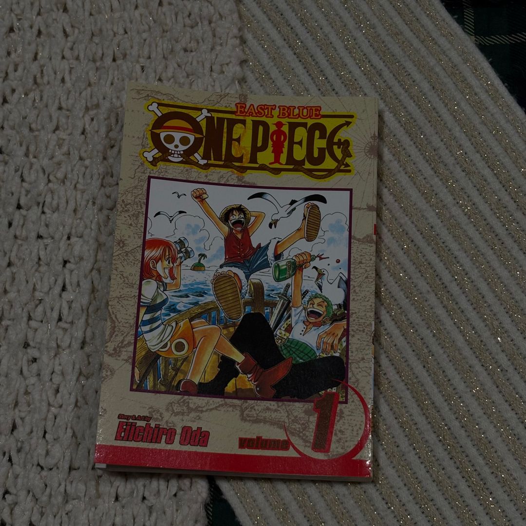 One Piece, Vol. 1 (first print, foil) by Eiichiro Oda, Paperback