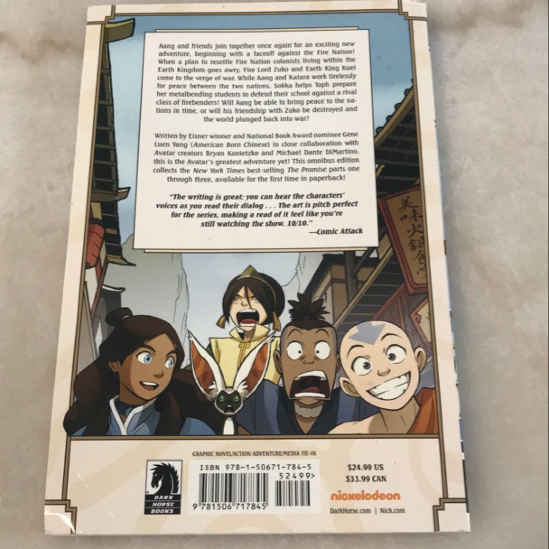 Avatar: the Last Airbender--The Promise Omnibus