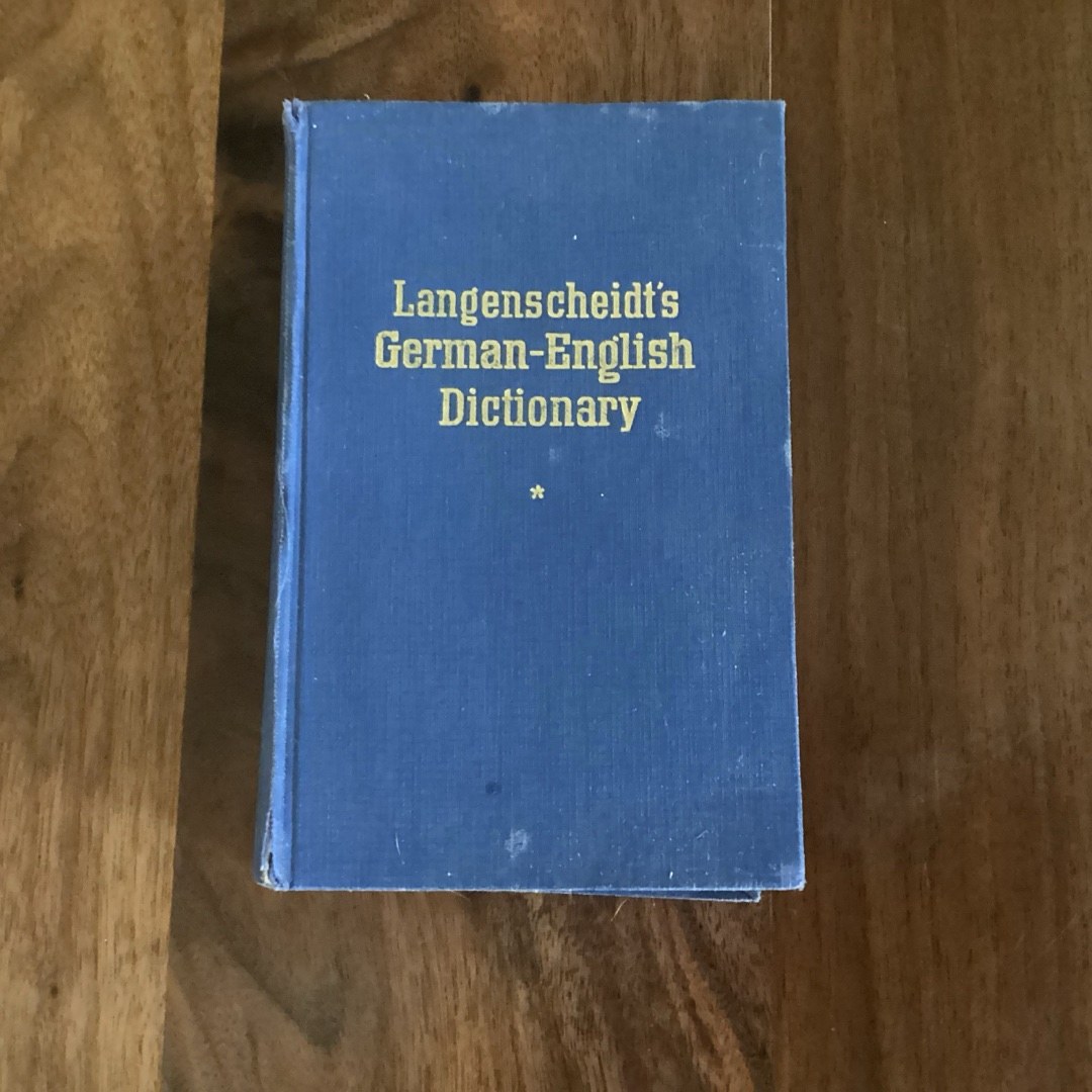 Langenscheidt's German-English Dictionary [1959]