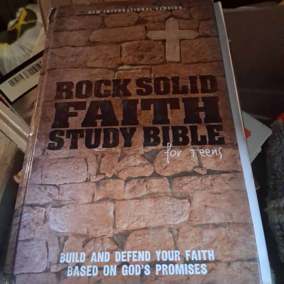 Rock Solid Faith Study Bible for Teens