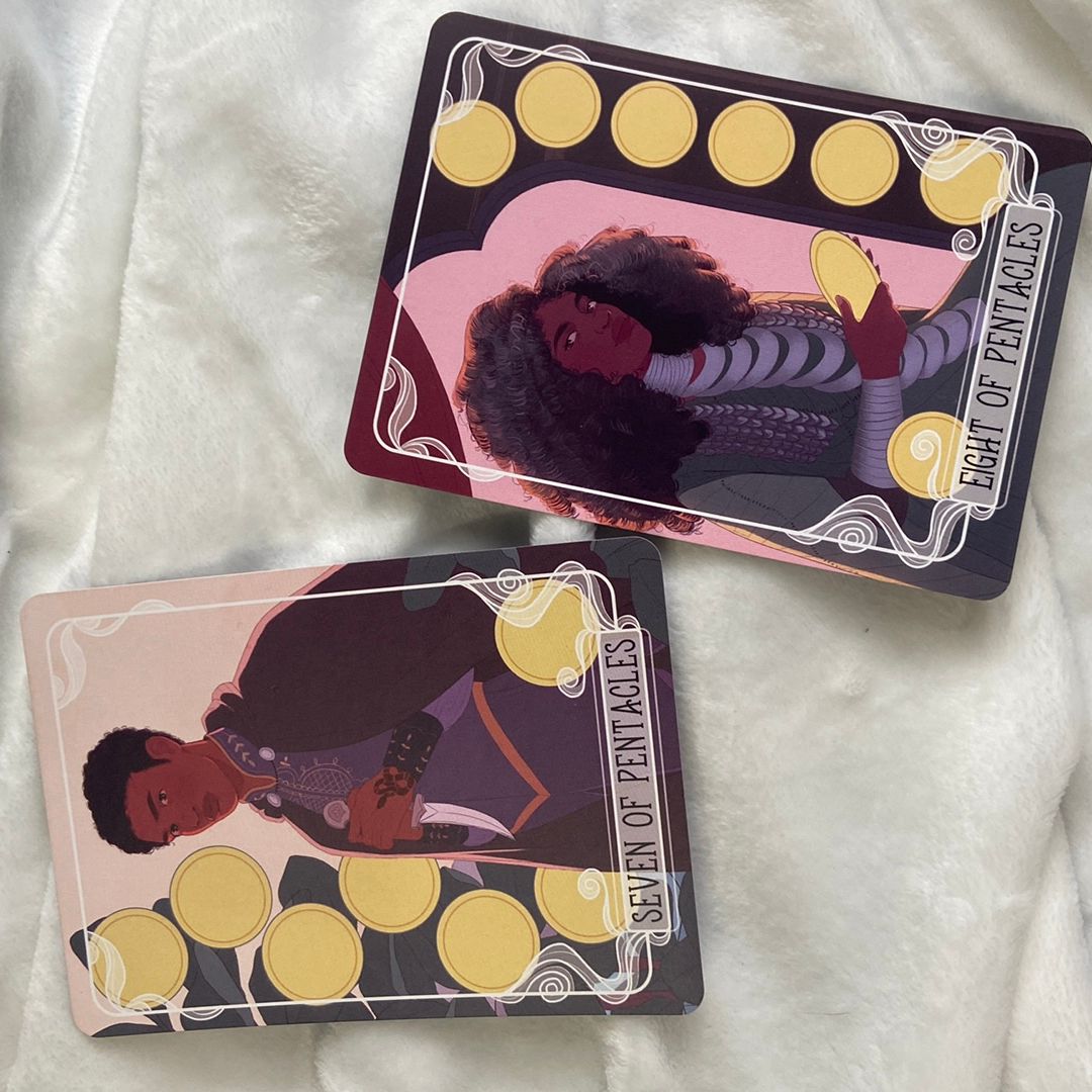 Fairyloot Exclusive Tarot Cards - Malik & Karina (A Song of Wraths and Ruin)