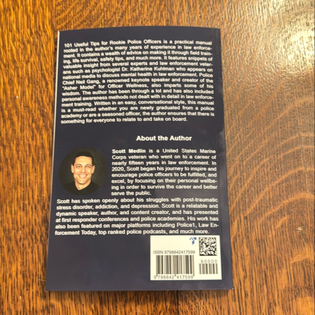 101 Useful Tips for Rookie Police Officers by Paul Dover, Scott Medlin