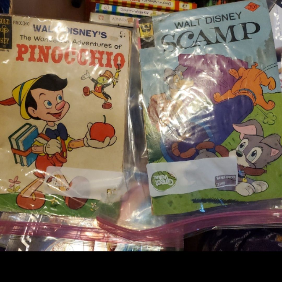 Pinocchio and Scamp comic books