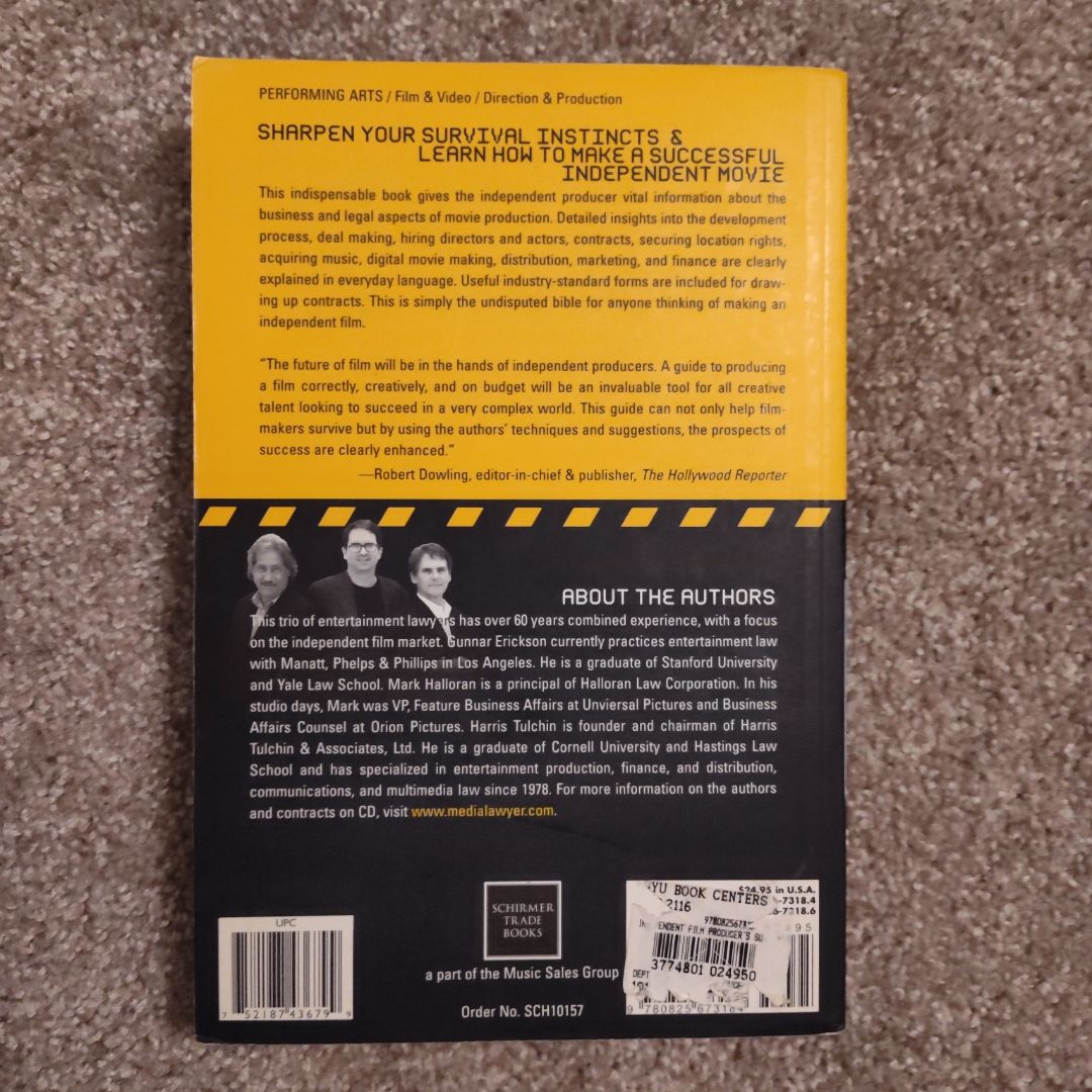 The Independent Film Producer's Survival Guide