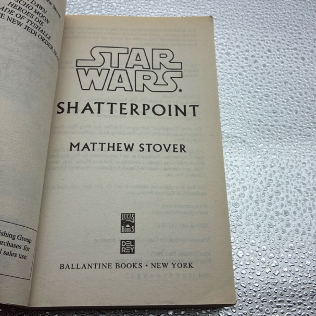 Shatterpoint: Star Wars Legends by Matthew Stover, Paperback | Pangobooks