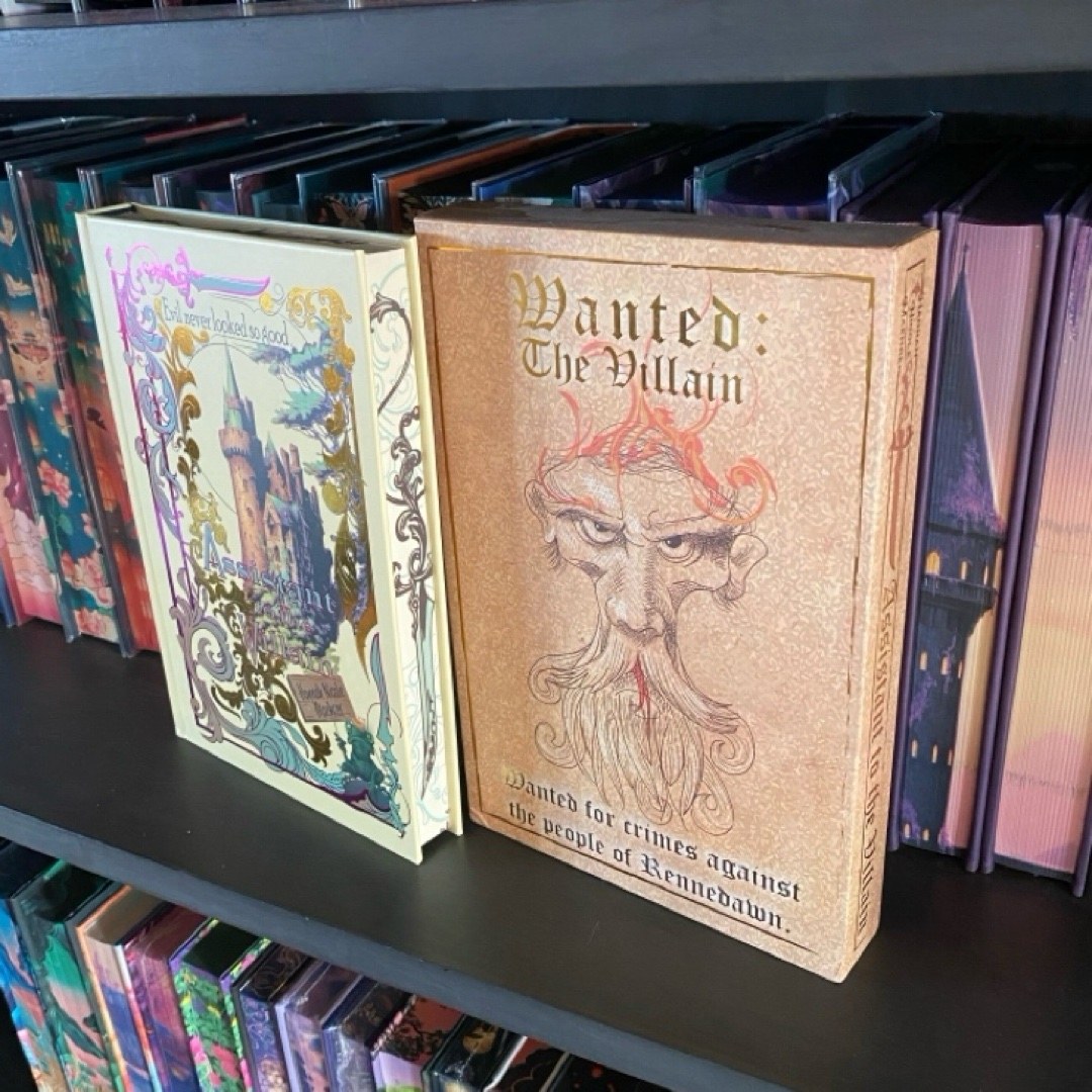 Bookish Box Edition of Assistant to the Villain by Hannah Nicole Marhrer. SIGNED! 
