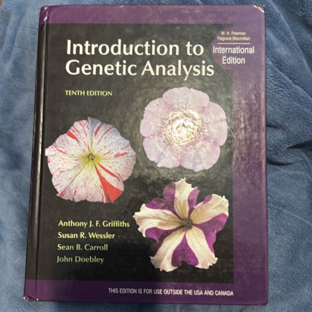 Introduction to Genetic Analysis by Anthony J. F. Griffiths, Susan R ...