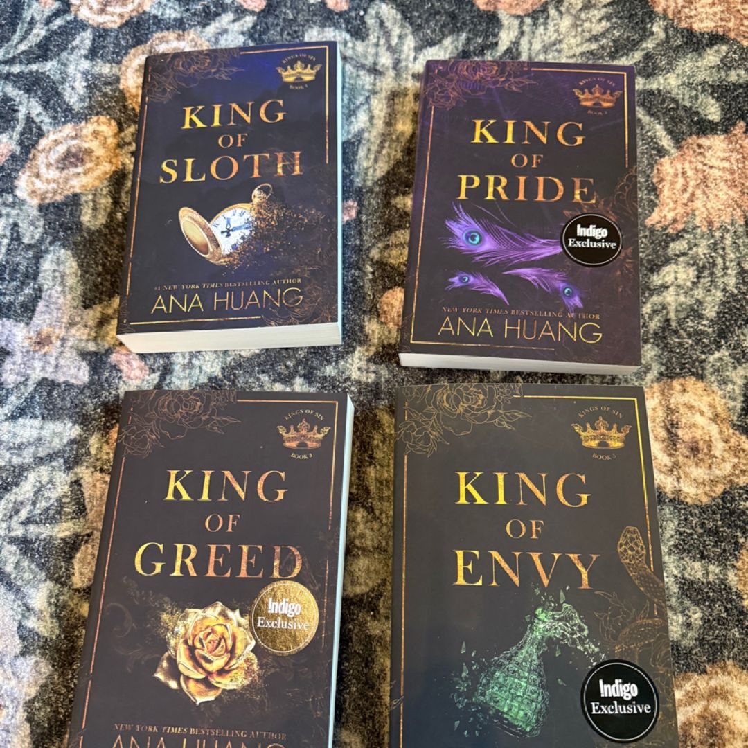 Kings Of Sin Series Indigo Exclusive Signed By Ana Huang Rare