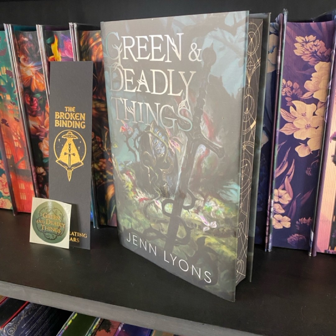 Green and Deadly Things by Jenn Lyons *The Broken Binding Edition* Signed! New!