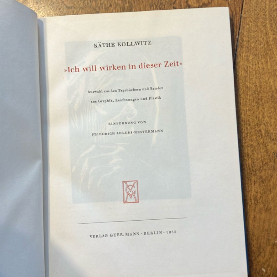 Ich will wirken in dieser Zeit (1952)