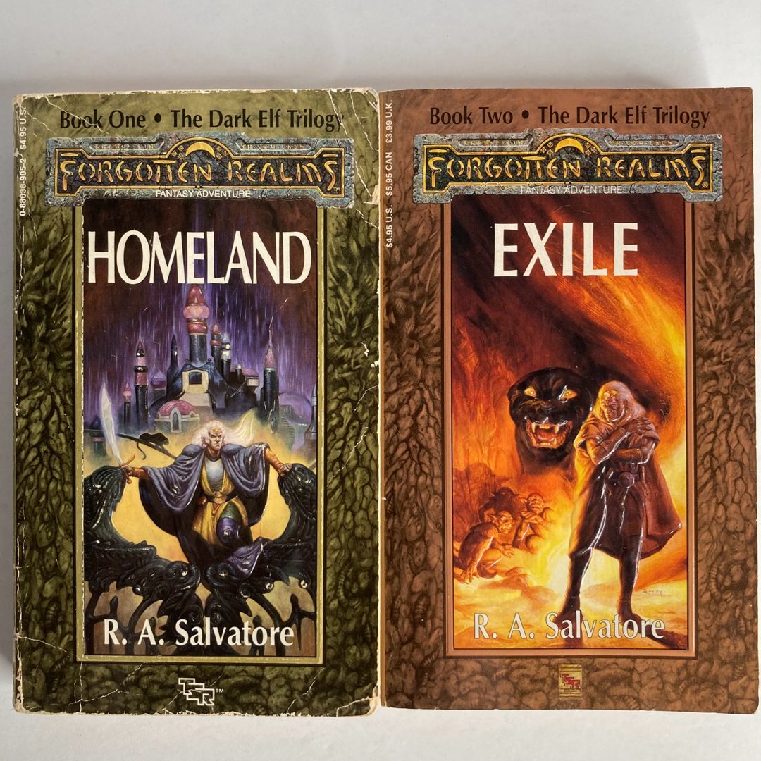 Forgotten Realms: Books 1 & 2 of The Dark Elf Trilogy
