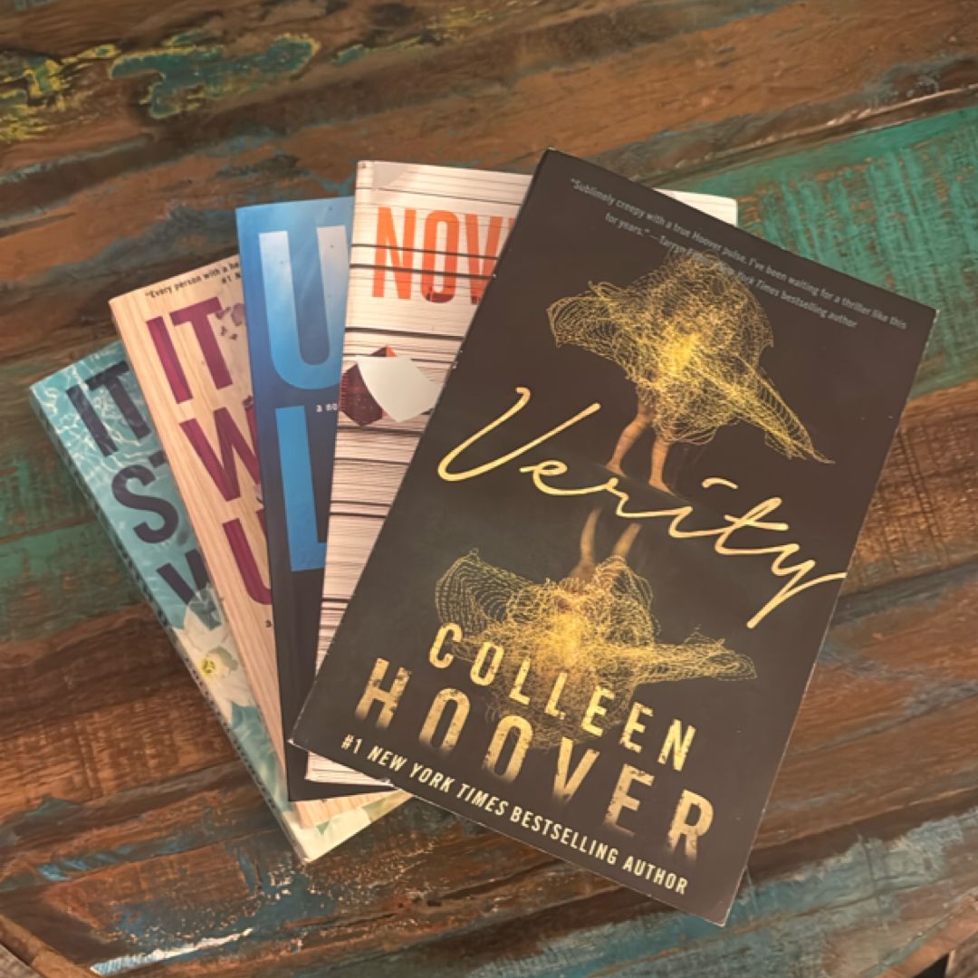 5 BOOKS: It Ends with Us; It Starts with Us; Ugly Love; November 9; Verity