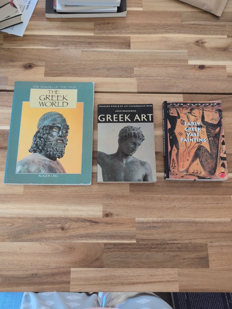 Lot of 3: The Greek World & Greek Art & Early Greek Vase Painting 
