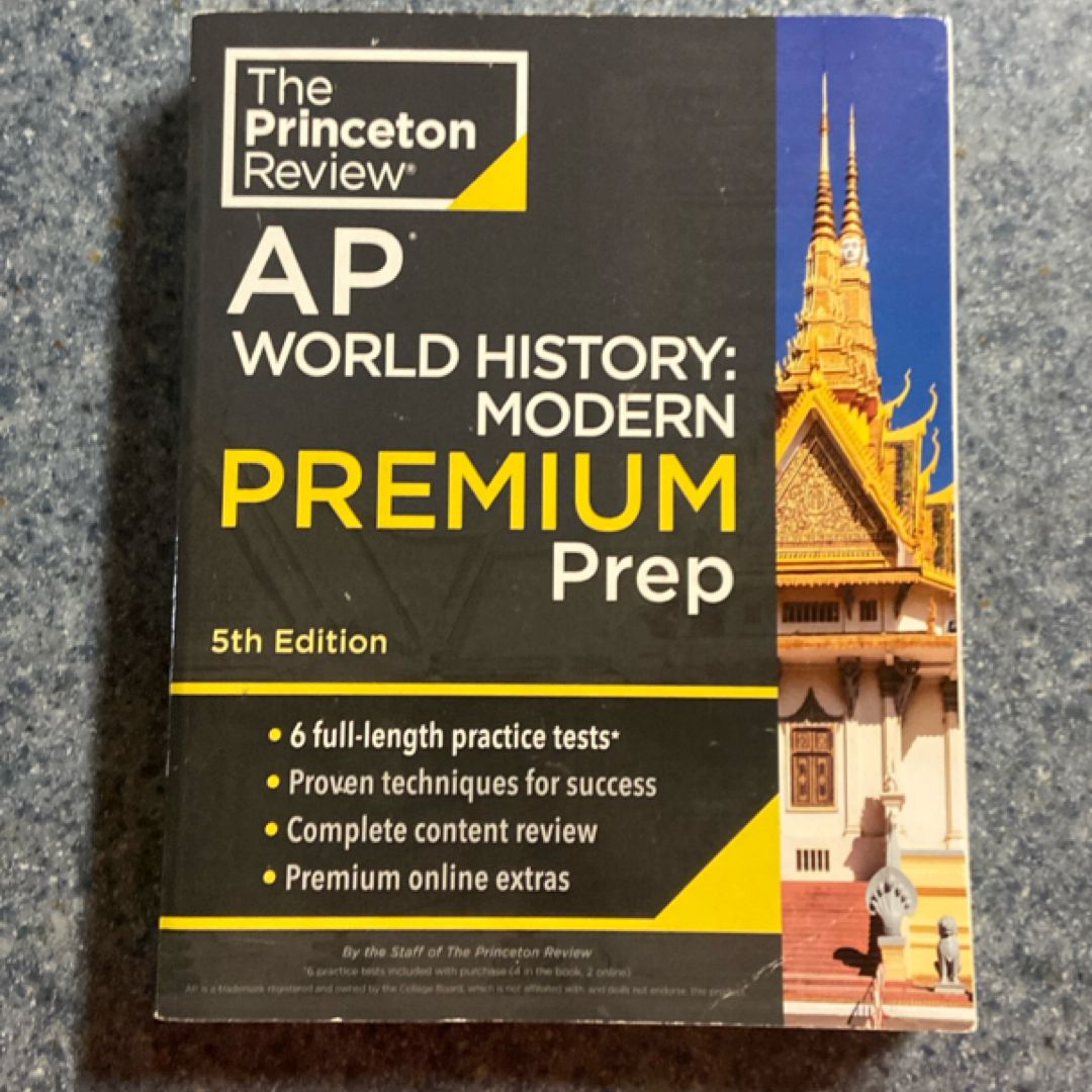 Princeton Review AP World History: Modern Premium Prep, 5th Edition