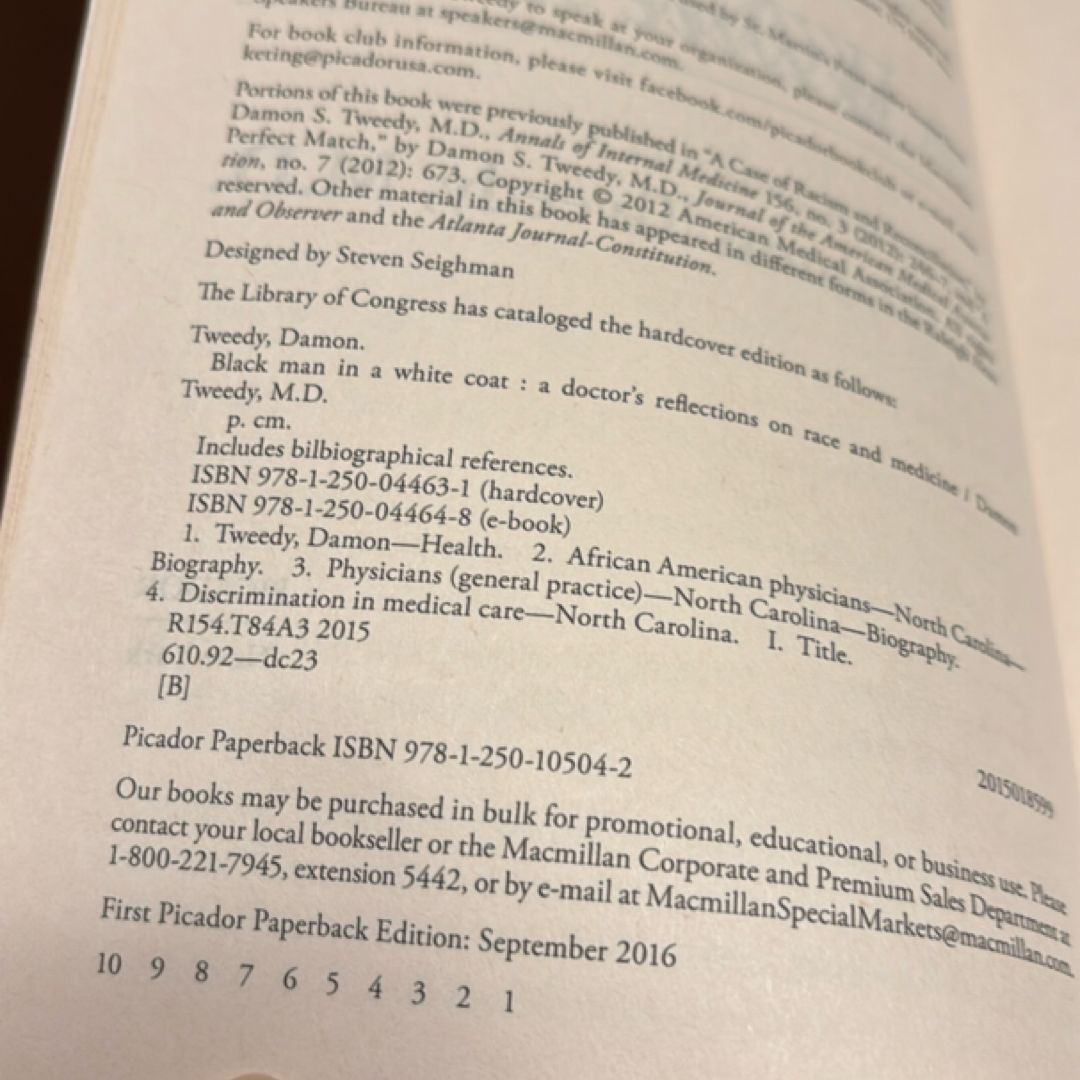 Black Man in a White Coat