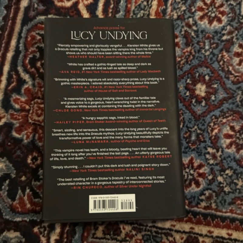 Lucy Undying a Dracula Novel by Kiersten White, Hardcover Pangobooks
