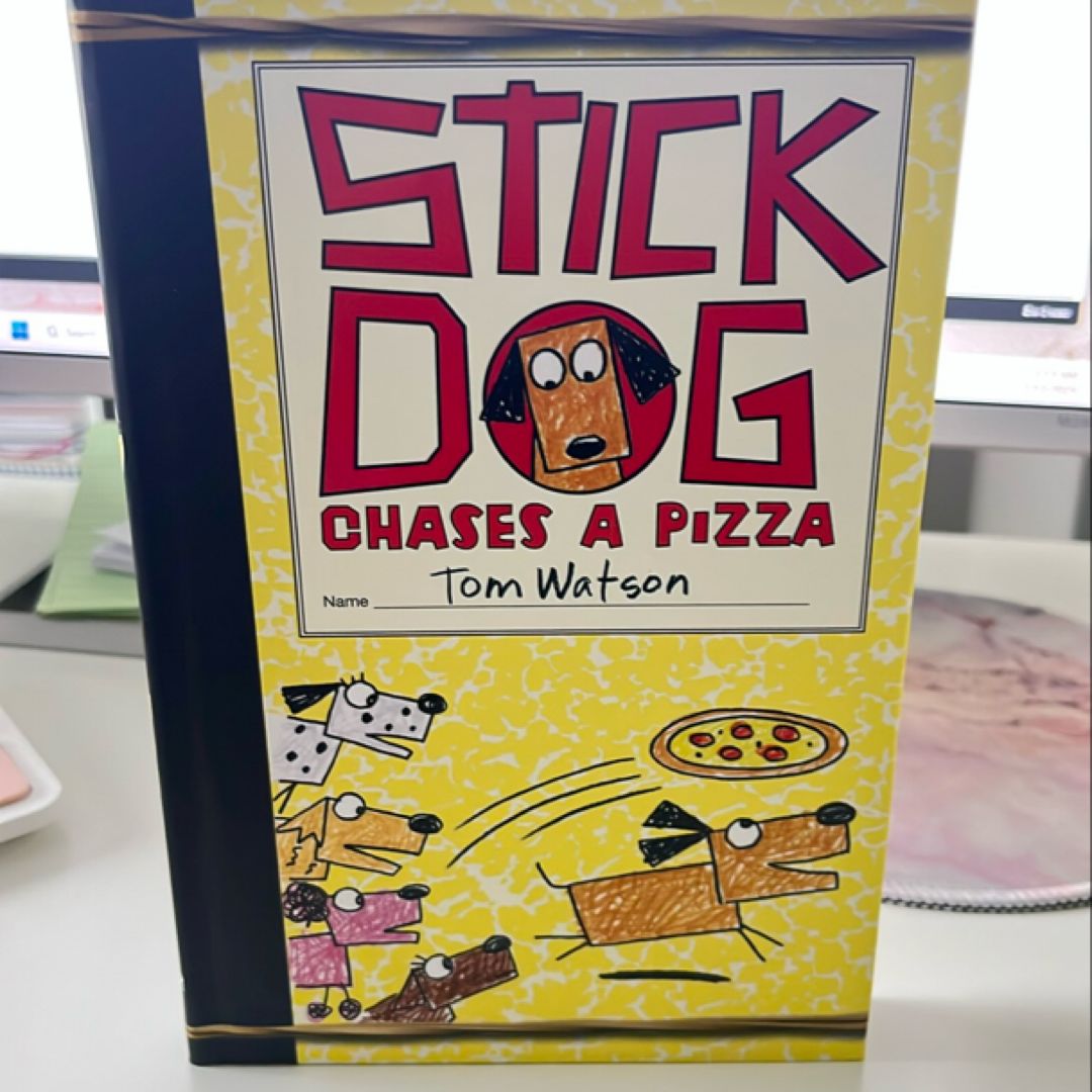 Stick Dog Chases a Pizza