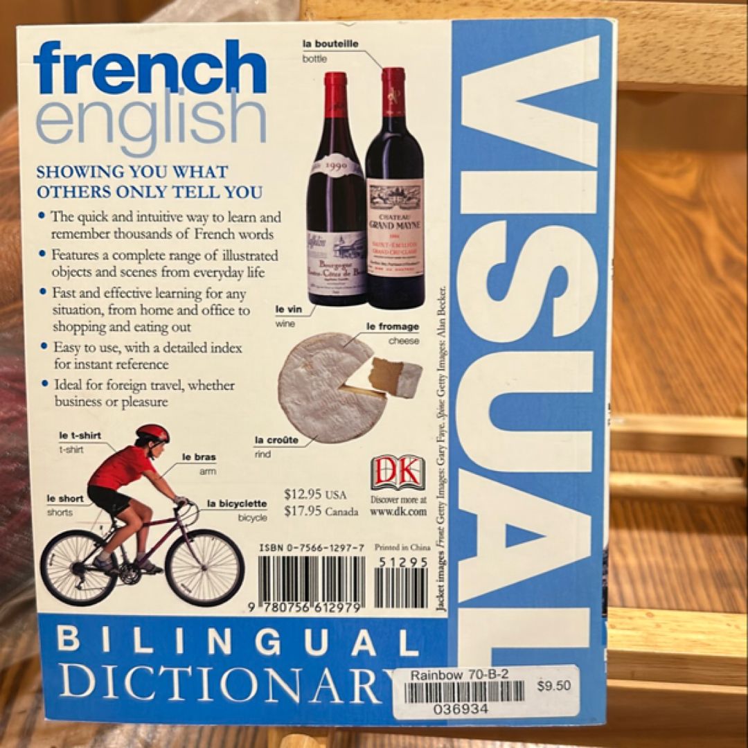 Frenchâe English Bilingual Visual Dictionary by Christine Arthur