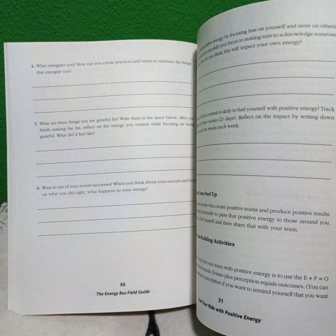 The Energy Bus Field Guide