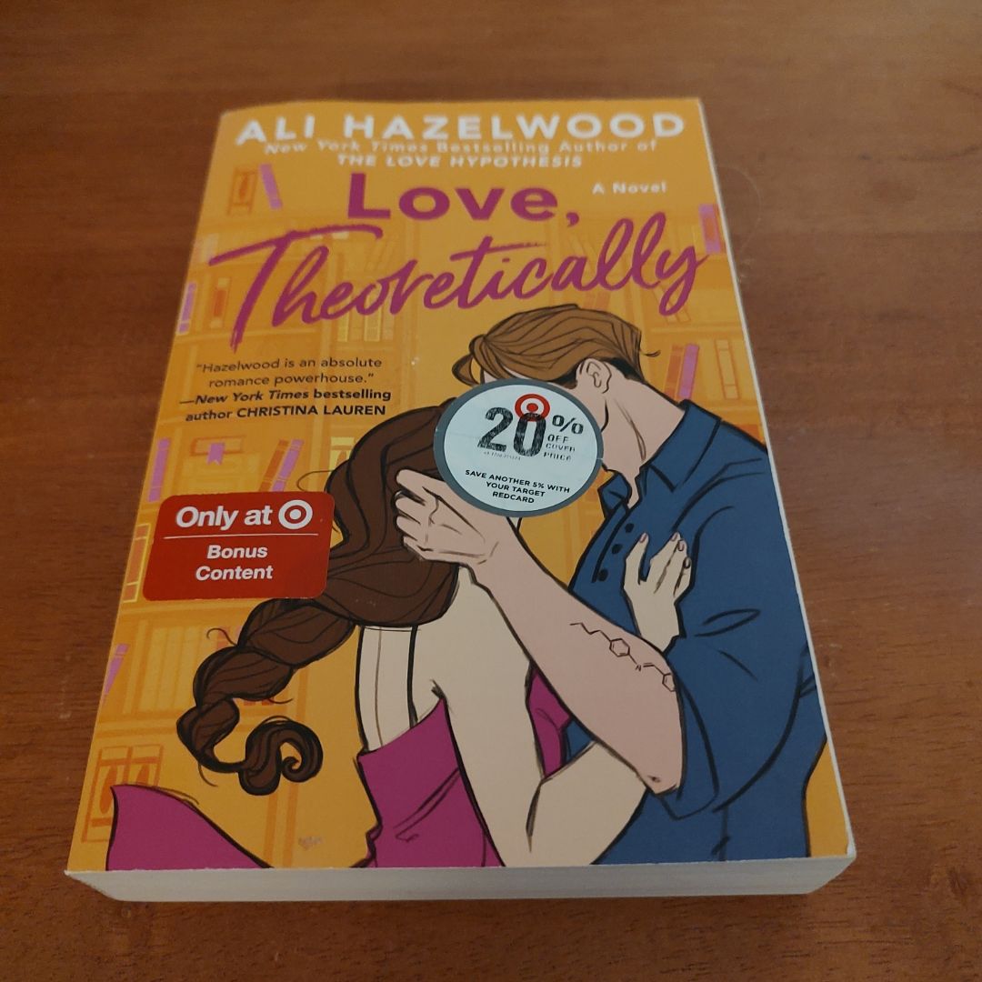 Love, Theoretically by Ali Hazelwood, Target Exclusive Edition with Bonus Content, Paperback Romance Novel