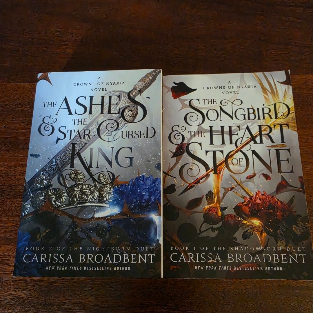 Lot of 2 Carissa Broadbent Books Crowns of Nyaxia