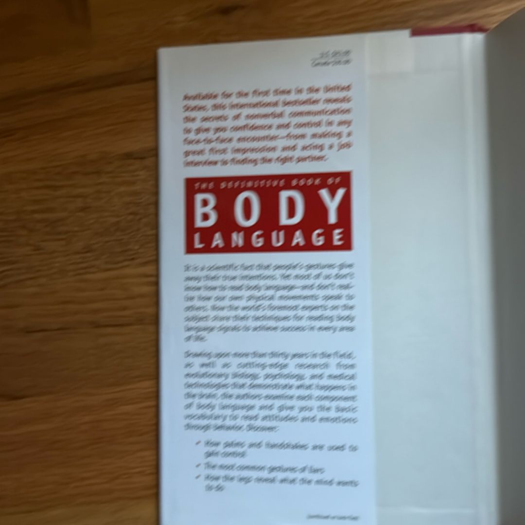 The Definitive Book of Body Language by Barbara Pease, Allan Pease