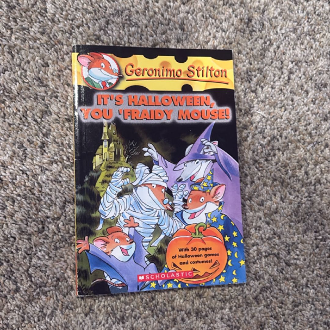 It's Halloween, You 'Fraidy Mouse!