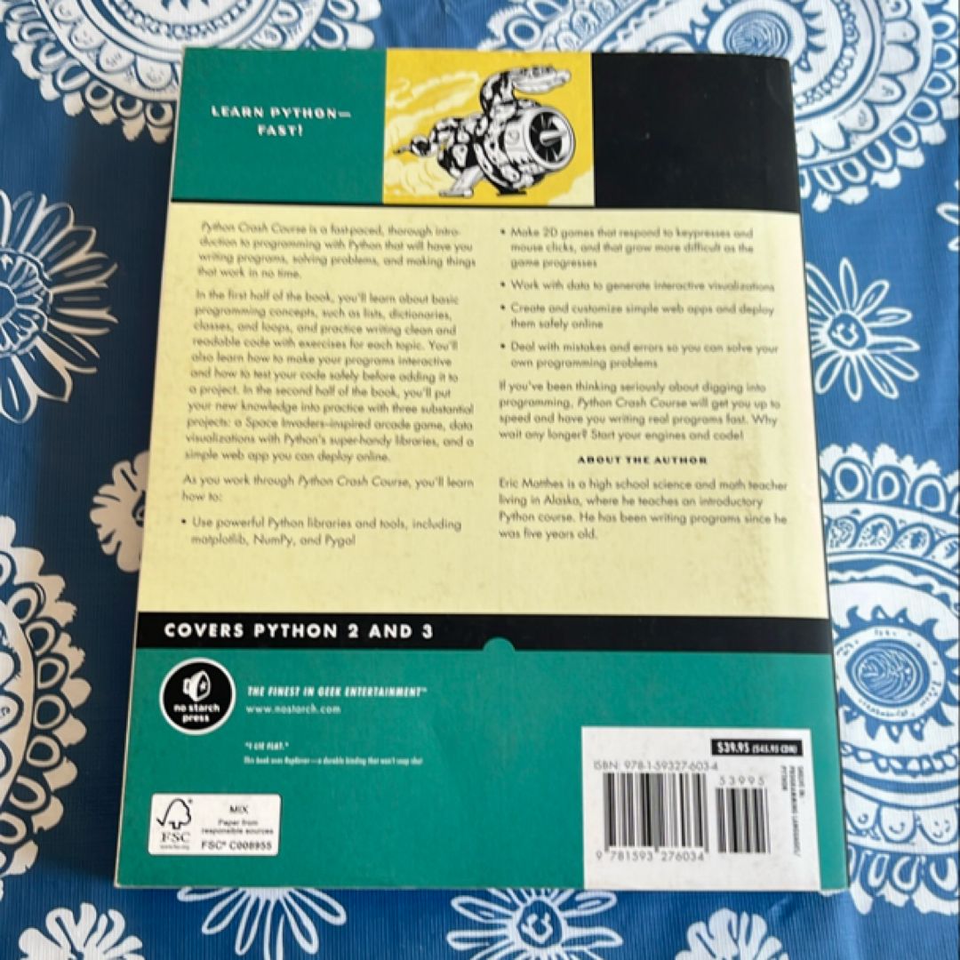 Python Crash Course by Eric Matthes, Paperback | PangoBooks