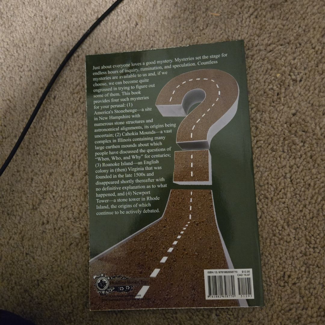A Tetralogy of Enduring American Mysteries by David Ritchey