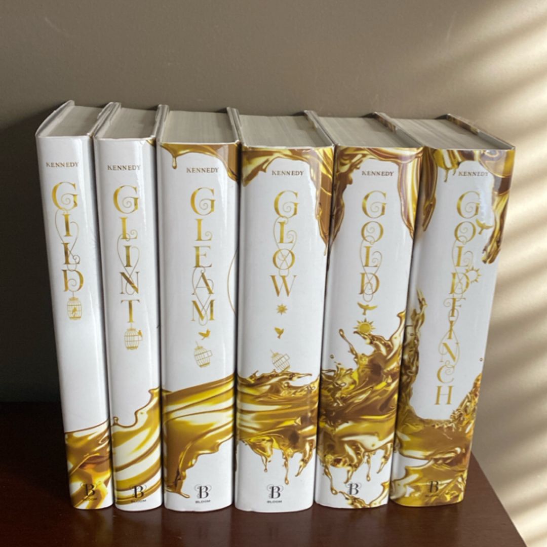 Gild, Glint, Gleam, Glow, Glow, Goldfinch plated prisoner series