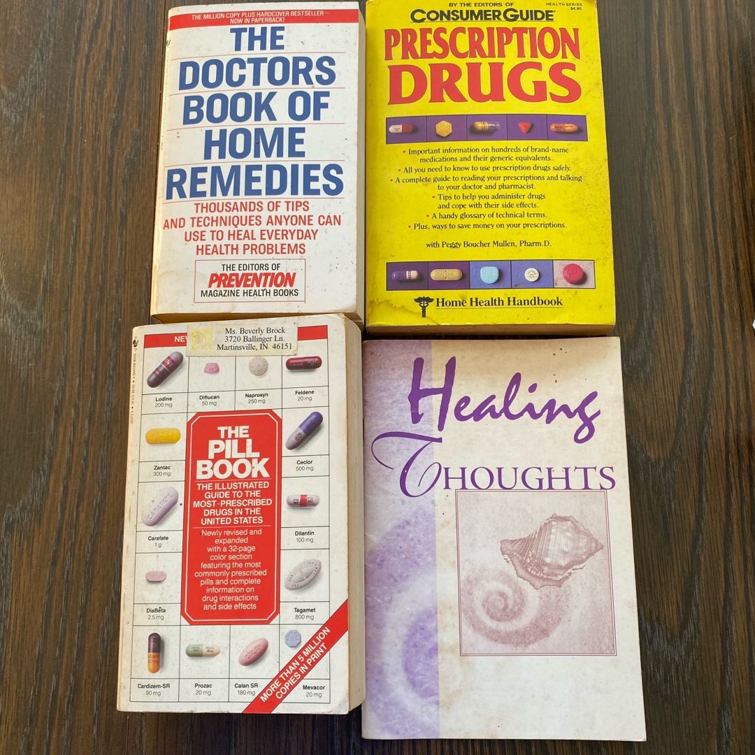 4 Prescription & Home Remedies Paperback Books