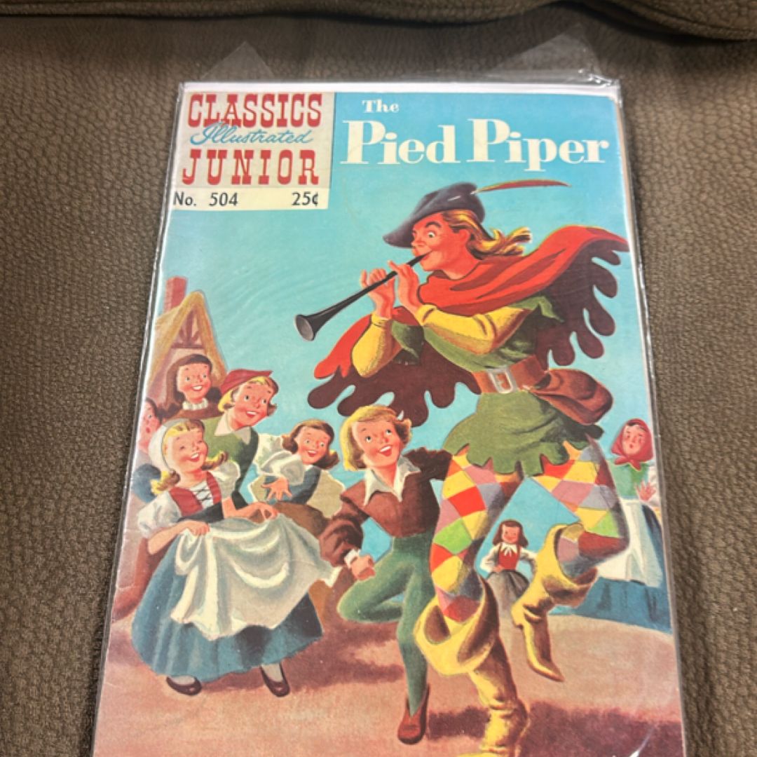 Classics Illustrated Junior 504 Gilberton 1954 GD VG Pied Piper HRN 